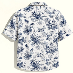 Blue Toile Shirt