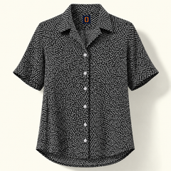 Charcoal Micro Blouse
