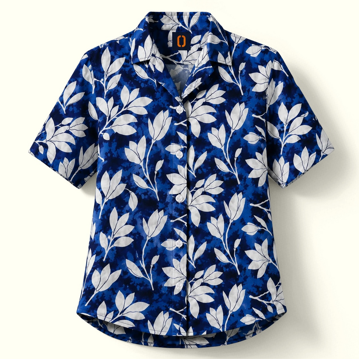 Indigo Leaf Blouse
