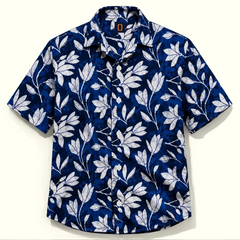 Indigo Leaf Shirt
