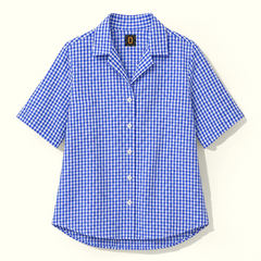 The Blue Check Blouse