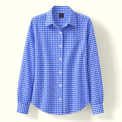 The Blue Check Blouse