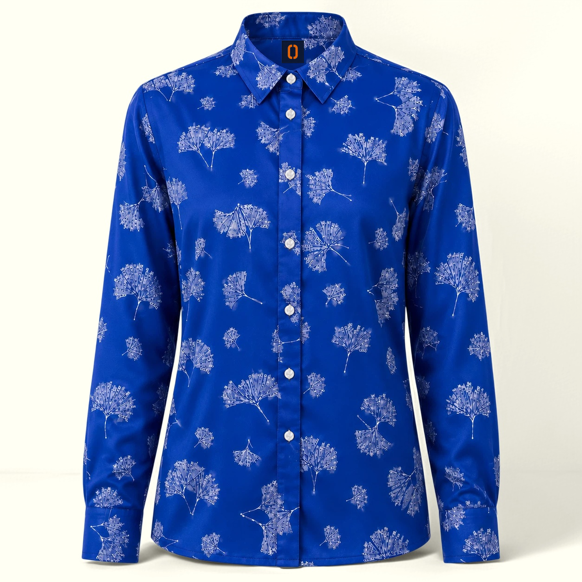 The Blue Ginkgo Blouse
