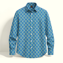 The Blue Lattice Shirt