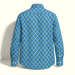 The Blue Lattice Shirt
