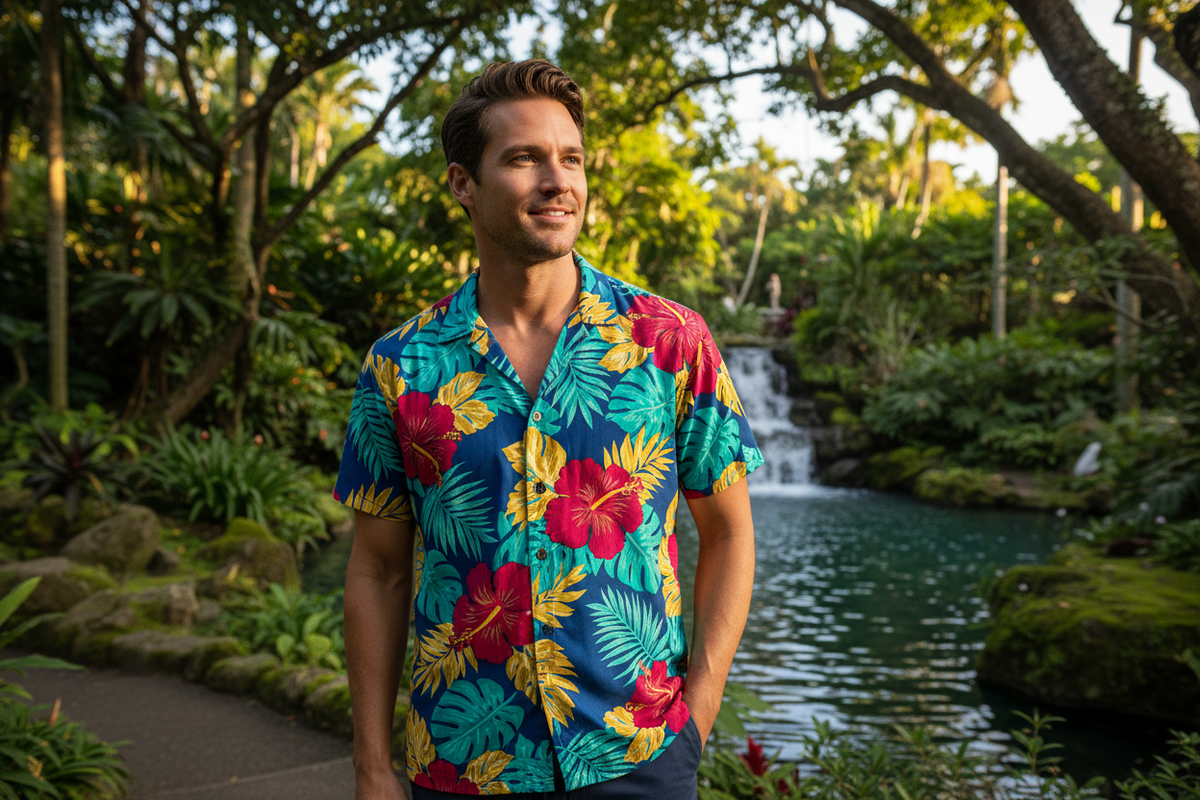 Men’s Custom Hawaiian Shirt 3